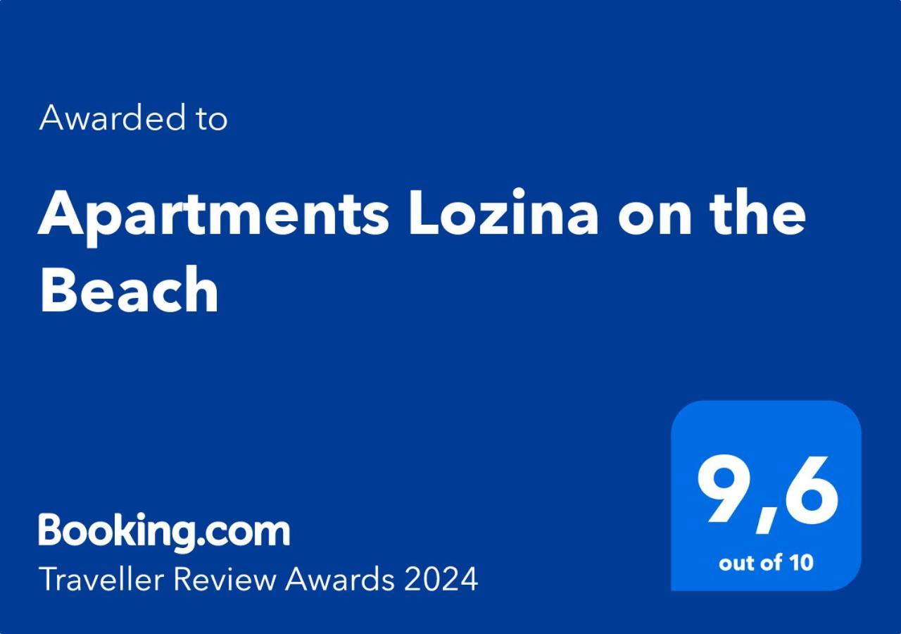 Apartments Lozina On The Beach 오미스 외부 사진